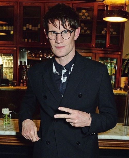 vonlovesmattsmith:Matt Smith at the Romeo and Juliet press night after party 25/05/16 ✌️❤️