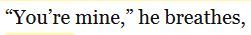 hutchj:  idetonatearoundhim:  Then they fuck while Christian repeats constantly that he owns her now because ~true meaning of marriage~  LOL.