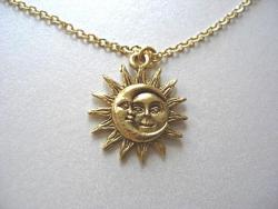 tbdresslove:  Europe style sun and moon decorated necklace—&gt; HERE!