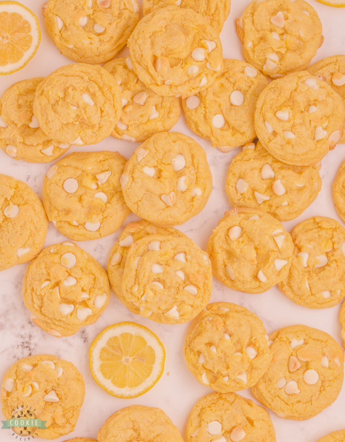 foodffs:  White Chocolate Chip Lemon Cookies are soft, chewy and perfectly sweet lemon cookies!