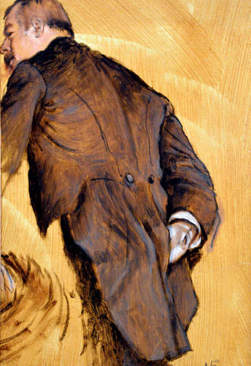Edgar Degas (French, 1834-1917), The Impresario (Pierre Ducarre), 1877. Palace of the Legion of Honor Museum, San Francisco.
