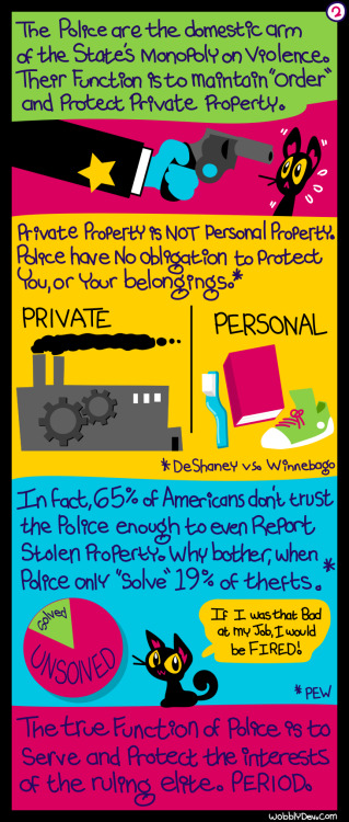 wobblydev: It is the job of the police to oppress the working class on behalf of the bosses. Do not 