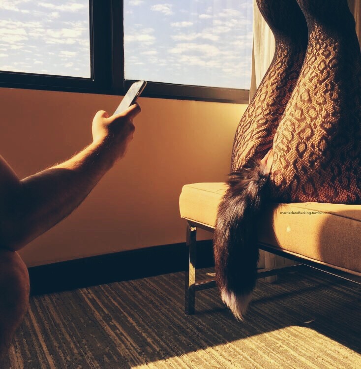 marriedandfucking:    Mrs. M&amp;F - from the Black Animal Print Bodystocking
