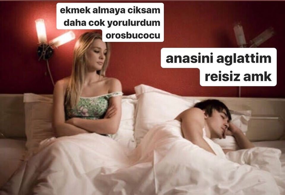 ekmek almaya ciksam daha...