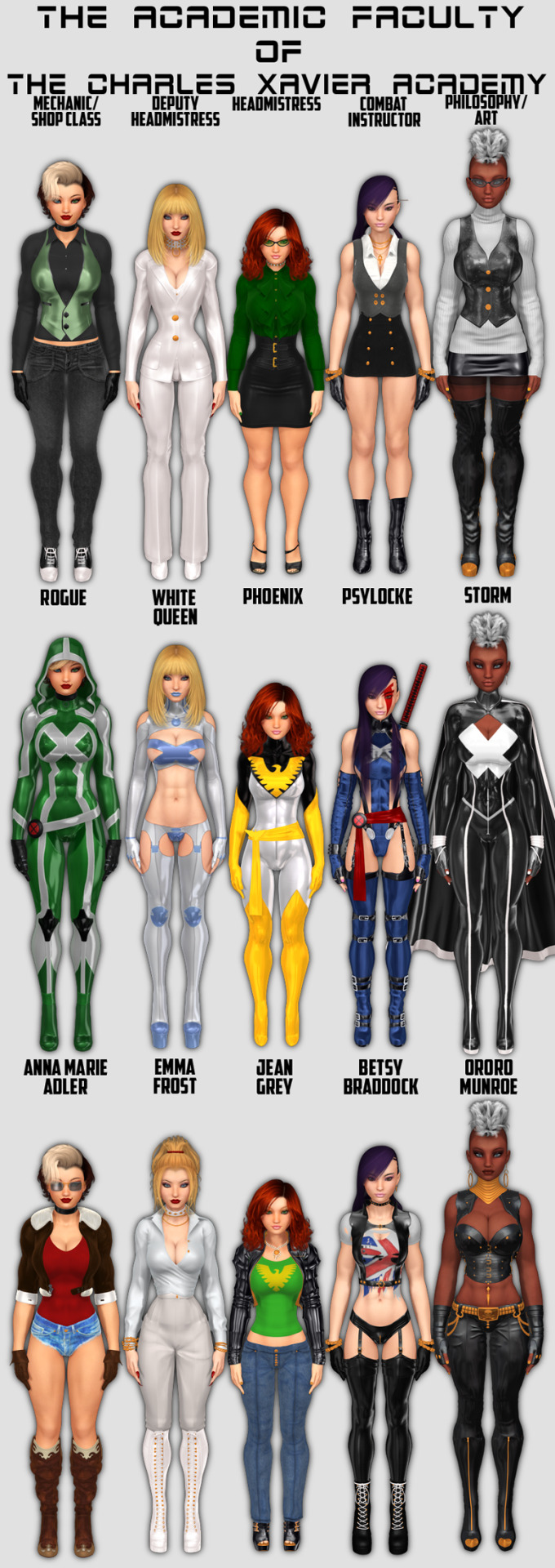 petercottonster:  Alright, so since I finally updated all of the combat outfits,