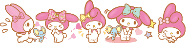 leatherlacedbass:  Little Miss My Melody 💖🐰💖Bunny tail by @littleqsoddities