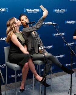 pllcandids:  Ashley and Shay at SiriusXM Studios on January 11, 2016 in New York City. 
