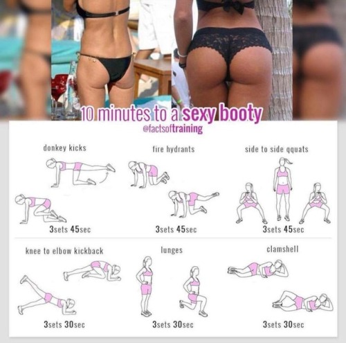 chloetransissy: heelshavemehorny: sashacoki: Perfect Booty Exercises Something i definitely need :