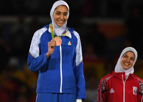 the-movemnt:Kimia Alizadeh becomes the first woman from Iran to win an Olympic medalKimia Alizadeh i