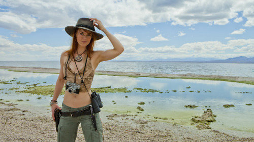 Model Johanna Watts - photo “Sea and Sky” by photographer Cunning Hand - part of the “Salton See” se