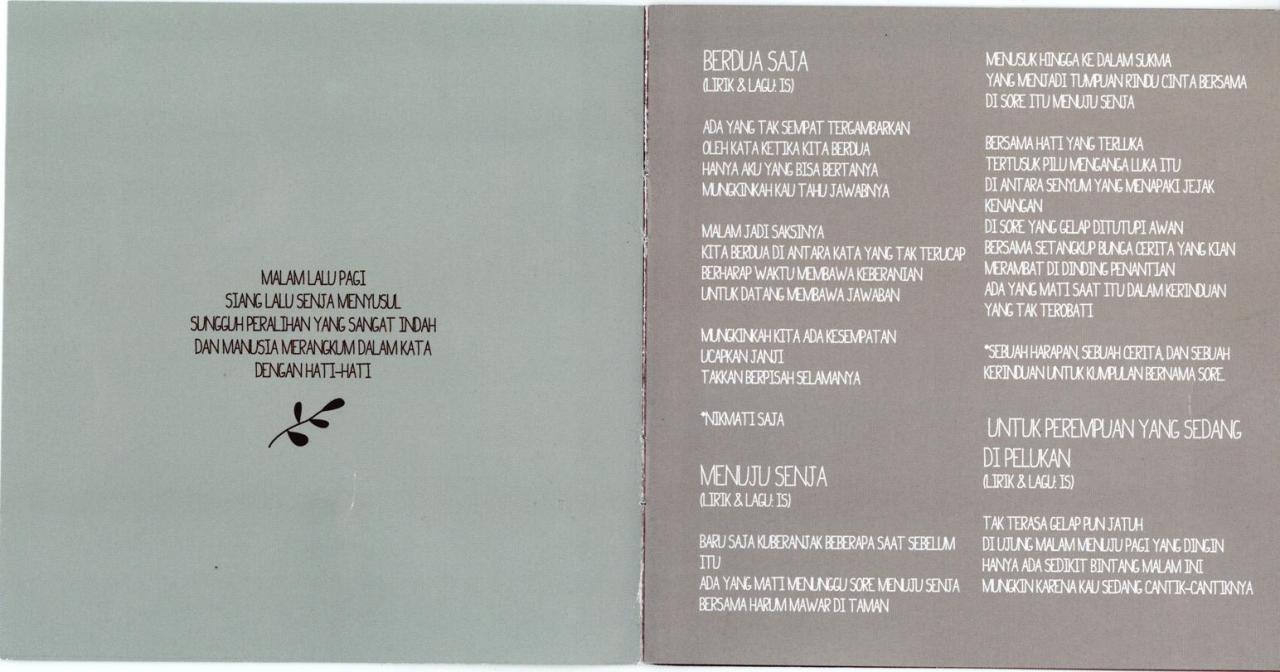Katalog Musik Didik Payung Teduh Dunia Batas 2012