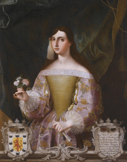 Portrait of Doña Josefa Benavides, Marquesa de Villena, wife of Don Juan Manuel López Pacheco, 8th D