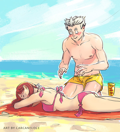  Bokushiro Beach Series!“Summer is waiting“ “Put some sunscreen on my back” (It becomes 