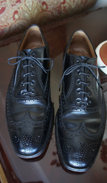 Alden Wingtips - Aberbeen last vs M58 (Plaza) - #8 vs Black - Blucher vs Balmoral