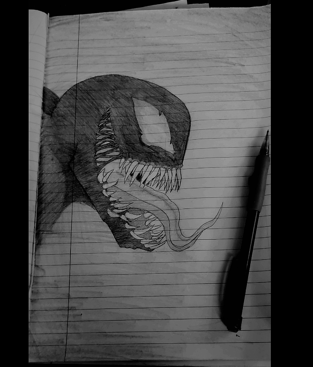 Venom drawing