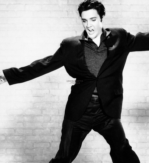 vinceveretts:  Elvis photographed for “Jailhouse Rock”, 1957. 