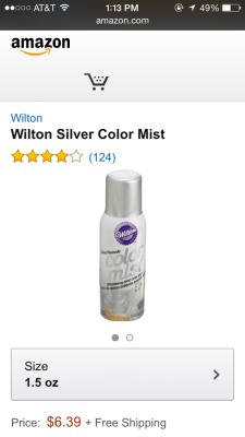 cleolinda:  Wilton Silver Color Mist