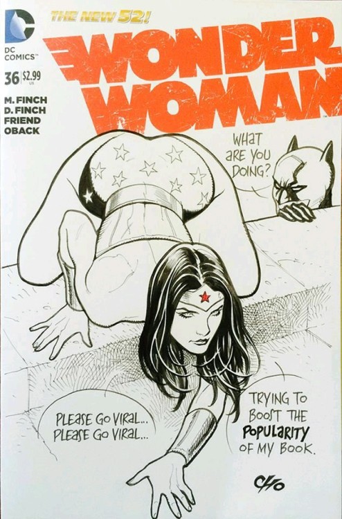 princessofthespetsnaz:Some Frank Cho humour( via Pinterest).