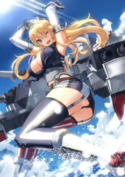 caskitsune:  Battle ship Iowa, weigh anchor！