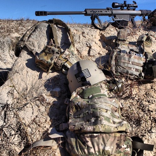 lbtinc:  It’s MONDAY… Hopefully this sweet pic of #LBTINC gear with a #Barrett #50cal gets your morning going.  #GearWhores #LBT1961 #LBT6094 #LBT1476 #RangeTime #SendIt #Multicam #igMilitia   (at Backyard… Not Really)