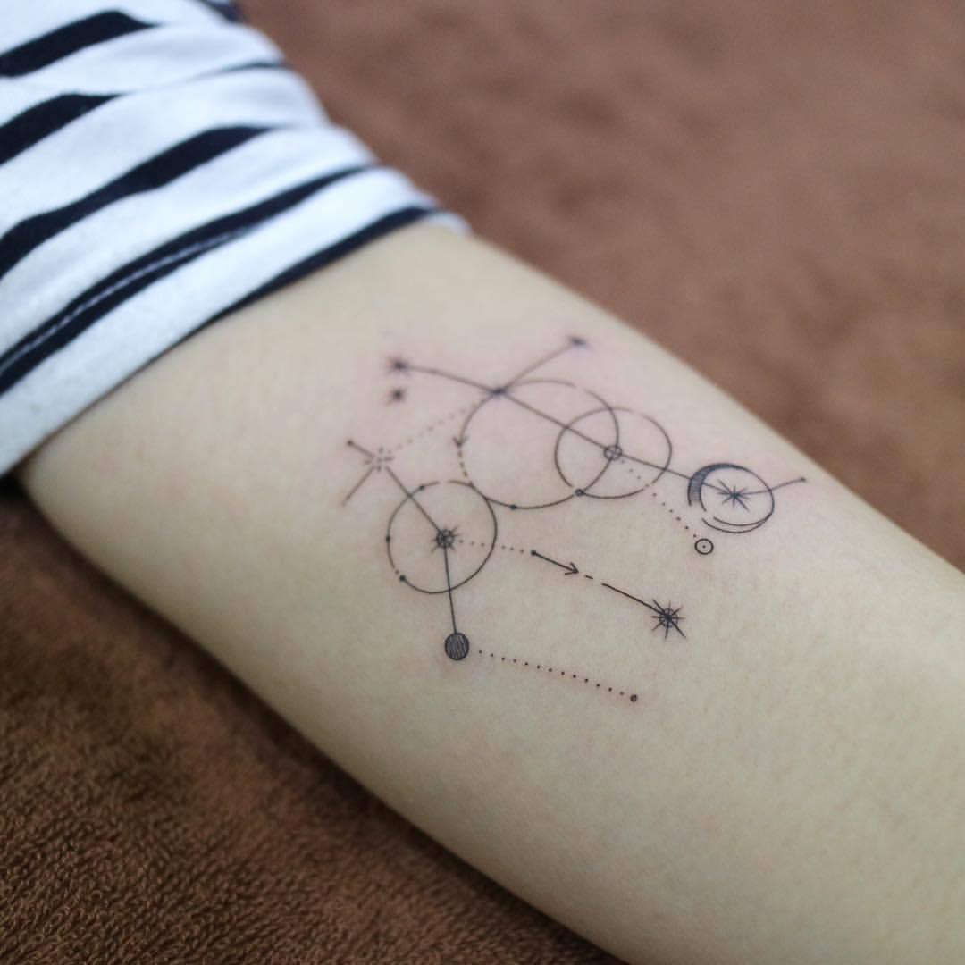 Minimalist tattoos for Joel The constellation of the Southern Cross, a  dragonfly and some dates Message us for tattoo appointments and i... |  Instagram