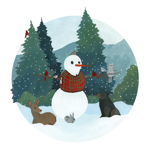 sweetmans: snowmen series from work!