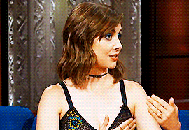 Alison Brie on The Late Show with Stephen Colbert.