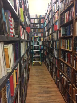 strandbooks:  turquoisetypewriter:  Strand Bookstore, NYC  Just a few Strand selfies.  (Did you know we have a paperback classics section?) 