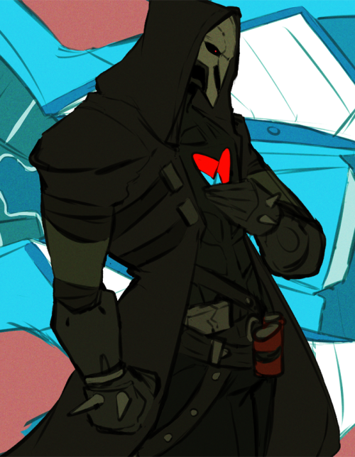 jespkii: crop of the edgy owl man from a sappy r76 illustration I just can’t finish wehhhh;;