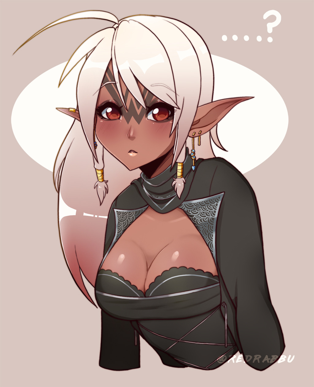 redrabbu:Bust commish for FrozenPyro @ twitter O oO &lt;3