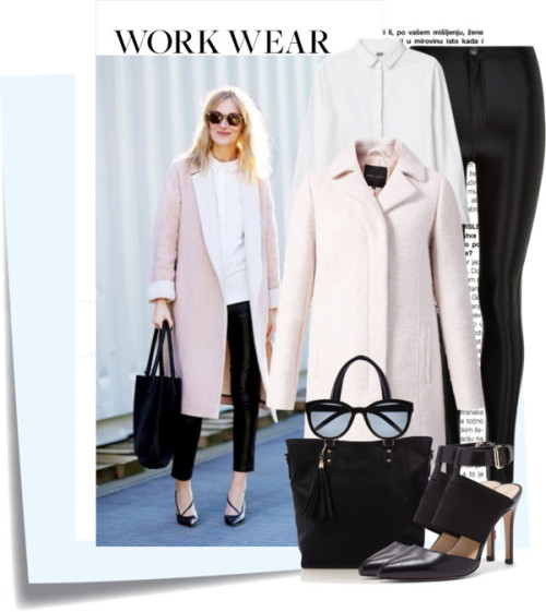 Work Wear: Affordable Job Interview Style by alaria featuring plastic glasses ❤ liked on Polyvore