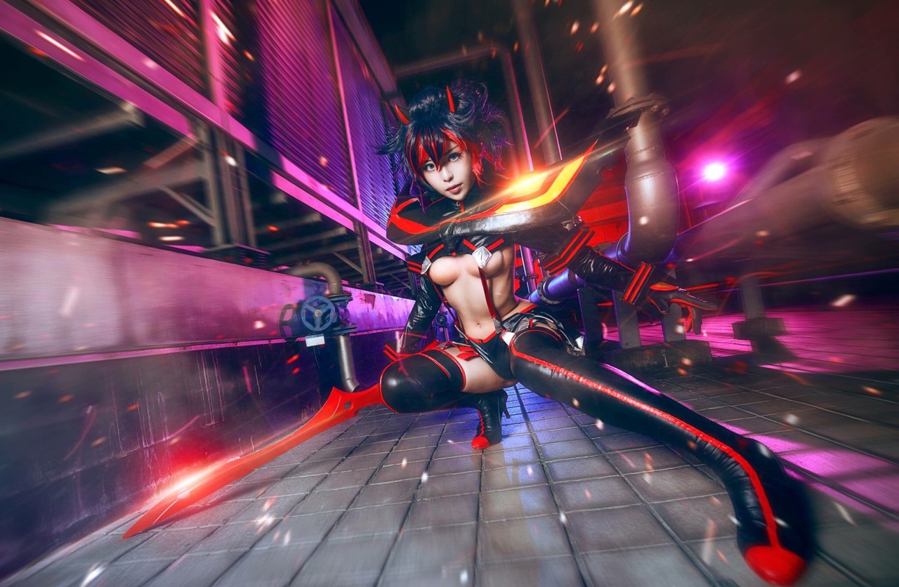 ijrodrock:  Himeking Cosplay as Ryūko Matoi!   &lt;3 &lt;3 &lt;3
