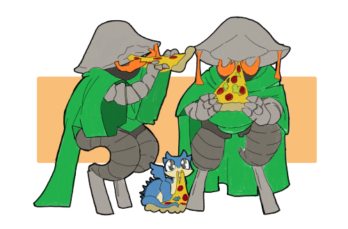 “Brothers! Sisters! Our time has come!” /pizza