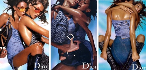 Dior S/S 2000, Introduction of the ‘Saddle Bag’ Gisele Bundchen &amp; Rhea Durham by Nick Knight 