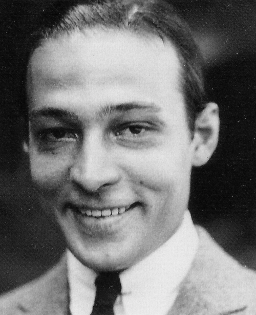 Rudolph Valentino, ca. 1922.