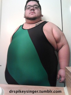 drspikeysinger:  Me in a singlet Feb. 2012