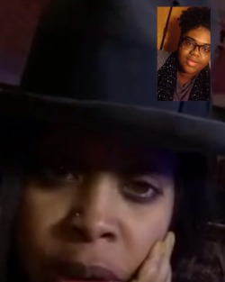 plussizedhiiipy:  divines0ull:  nefertiti–edgeskinky:  divines0ull:  Y'all Erykah Badu real life just facetimed me. Ima go and cry in a corner now  wait, story time! Go!  Okay y'all here’s the story so, you know Erykah Badi had put three different