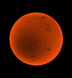 just–space:Solar disk in H-alpha [1,925
