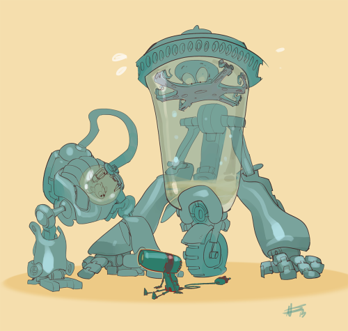 monsterrobot - my first sketchdailies :)