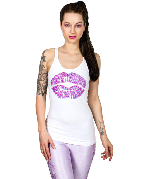 Girls Vest Lips  #cyberdog #houseofneonAvailable online atwww.cyberdog.net/products/girl