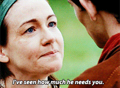 “Give him more credit than that. He likes you.”