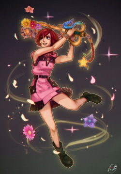 thebestfemale:  “I gotcha!”Boy oh boy do I love Kairi’s combos in KH3, especially the “Kairi-nado” gosh I can just imagine her having the time of her life.   It’s finally been enough time after this game has killed me that I can actually draw