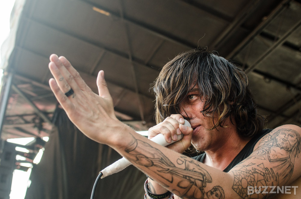 kaitlynbostic:  Kellin Quinn of Sleeping With Sirens Vans Warped Tour / July ‘13