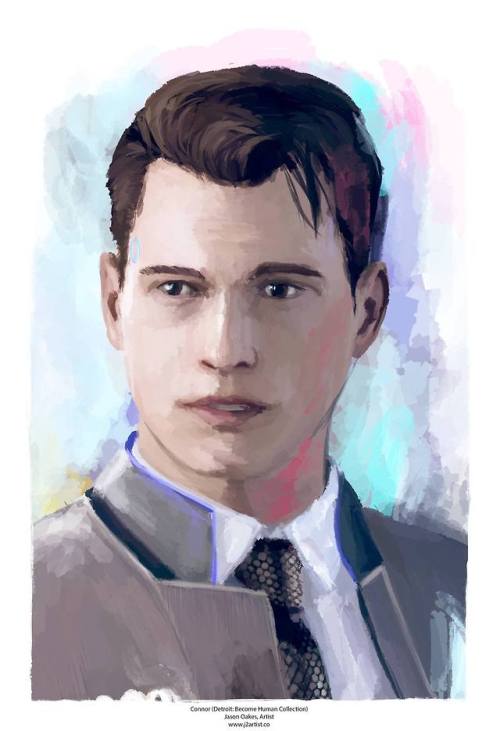 Finally got all 3 of these finished! LOVE Detroit Become Human ^_^www.j2artist.co