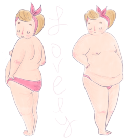 pudgiest-possum:  pudgiest-possum:  i don’t talk about it a lot but i am very self-conscious about the shape of my body. i often feel like it isn’t feminine enough or that i’m inadequate because i’m not the “right kind” of fat. but i’m learning