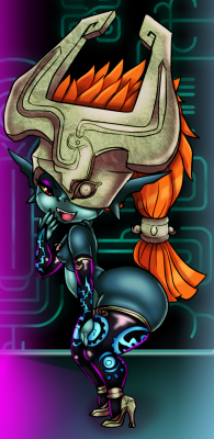 theterriblecon:  tisinrei:  twilight shortstack for the win! by tisinrei  Hello folks, I bring a new picture for you, this time featuring the style of @theterribleconI love midna in all aspect, she is sure my favorite zelda caracter by far. ^^this is