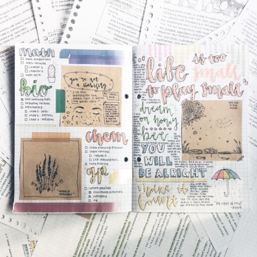 sprouht-studies: here are snippets of my bujo!!