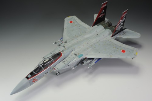 F-15J J.A.S.D.F. 60th ANNIVERSARY完成です。このカラーリングカッコいいですね。自衛隊のスペシャルマーキングはカッコいいのが多くて好きです。