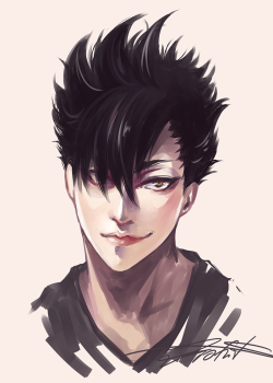 zerofruits:  If I had a black cat, I’d name it Kuroo 