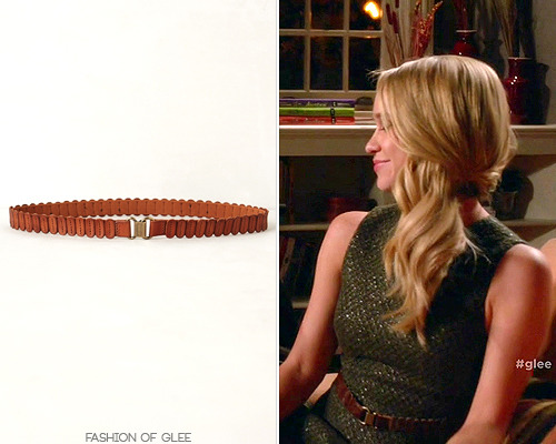 Kitty’s intense hero worship of Quinn is no secret, but we didn’t know it extended to stealing parts of her wardrobe: you may remember that Quinn wore this very same belt in the 100th episode.
Anthropologie Tabby Belt - No longer available
Worn with:...